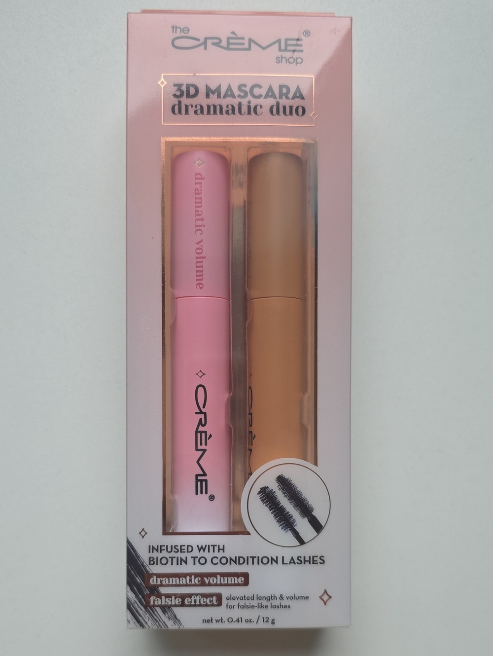 The Crème Shop 3D Mascara Dramatic Duo — Pink & Gold